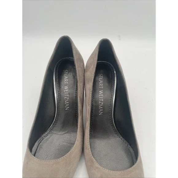 Stuart Weitzman Gray Suede Pumps Women's Size 5.5 - Picture 6 of 9
